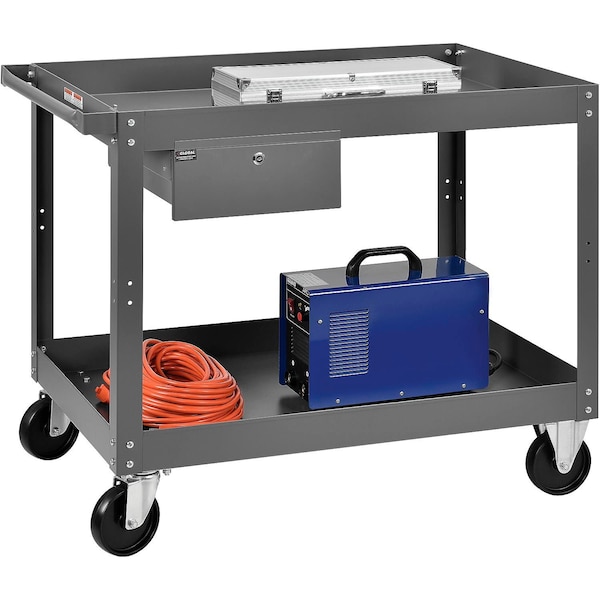 Global Industrial Stock Cart, Steel, 36 in L, 24 in W, 32 in H 988844 - main